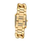 Michael Kors Emery Three Hand Leopard Print Gold Dial Gold Steel Strap Watch For Women - MK7437 Authentic Buy Shop Now