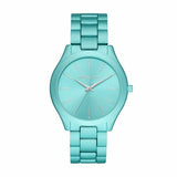 Michael Kors Slim Runway Blue Dial Blue Steel Strap Watch For Women - MK4525 Authentic Buy Shop Now