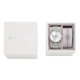 Michael Kors Melissa Quartz Silver Dial Silver Steel Strap Watch for Women - MK4370 Authentic Buy Shop Now