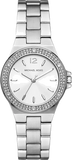 Michael Kors Lennox Three Hand Silver Dial Silver Steel Strap Watch For Women - MK7280 Authentic Buy Shop Now