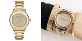Michael Kors Kinley Gold Dial Gold Steel Strap Watch for Women - MK6209 Authentic Buy Shop Now