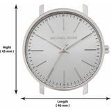 Michael Kors Pyper Quartz White Dial Silver Mesh Strap Watch for Women - MK4338 Authentic Buy Shop Now