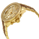 Michael Kors Wren Gold Dial Two Tone Steel Strap Watch for Women - MK6294 Authentic Buy Shop Now