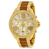 Michael Kors Wren Gold Dial Two Tone Steel Strap Watch for Women - MK6294 Authentic Buy Shop Now