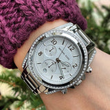 Michael Kors Blair Silver Dial Silver Steel Strap Watch for Women - MK5165 Authentic Buy Shop Now
