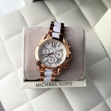 Michael Kors Bradshaw Silver Dial Two Tone Steel Strap Watch for Women - MK5907 Authentic Buy Shop Now