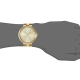 Michael Kors Garner Quartz Gold Dial Gold Steel Strap Watch For Women - MK6408 Authentic Buy Shop Now