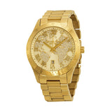 Michael Kors Layton Chronograph Gold Dial Gold Steel Strap Watch for Women - MK5959 Authentic Buy Shop Now