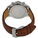 Michael Kors Gage Chronograph Blue Dial Brown Leather Strap Watch For Men - MK8362 Authentic Buy Shop Now