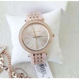 Michael Kors Darci Rose Gold Dial Two Tone Steel Strap Watch for Women - MK4327 Authentic Buy Shop Now