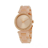 Michael Kors Delray Rose Gold Dial Rose Gold Steel Strap Watch for Women - MK4322 Authentic Buy Shop Now