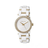 Michael Kors Delray Rose Gold Dial White Steel Strap Watch for Women - MK4315 Authentic Buy Shop Now