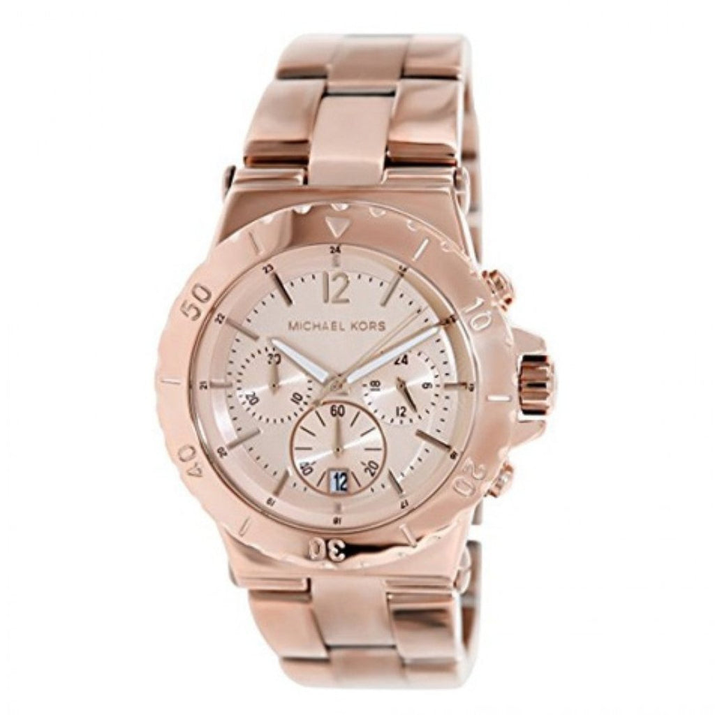 Michael Kors Dylan Rose Gold Dial Rose Gold Steel Strap Watch for Women - MK5314 Authentic Buy Shop Now