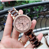 Michael Kors Parker Rose Gold Dial Two Tone Steel Strap Watch for Women - MK5538 Authentic Buy Shop Now