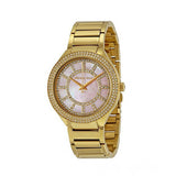 Michael Kors Kerry Mother of Pearl Dial Gold Steel Strap Watch for Women - MK3396 Authentic Buy Shop Now