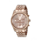 Michael Kors Lexington Rose Gold Dial Rose Gold Steel Strap Watch for Men - MK8319 Authentic Buy Shop Now