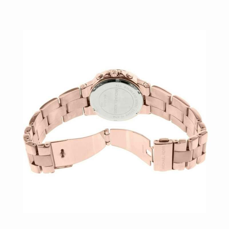 Michael Kors Dylan Rose Gold Rose Gold Steel Strap Watch for Women - MK5586 Authentic Buy Shop Now