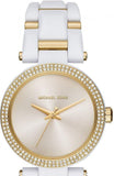 Michael Kors Delray Rose Gold Dial White Steel Strap Watch for Women - MK4315 Authentic Buy Shop Now