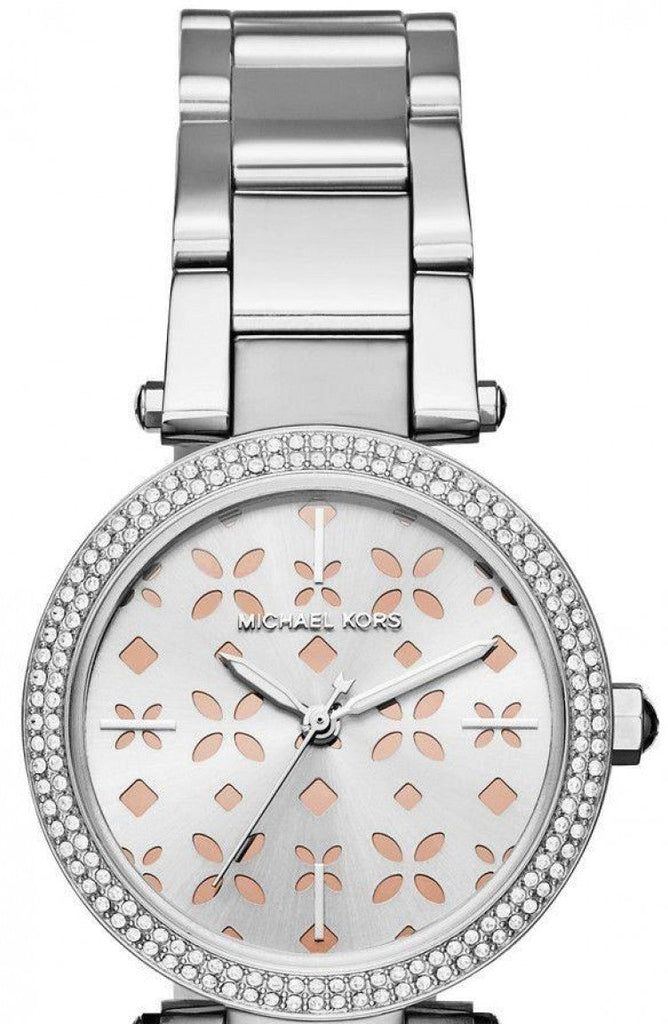 Michael Kors Parker Silver Dial Silver Stainless Steel Strap Watch for Women - MK6483 Authentic Buy Shop Now