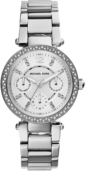 Michael Kors Parker Silver Dial Silver Steel Strap Watch for Women - MK5615 Authentic Buy Shop Now