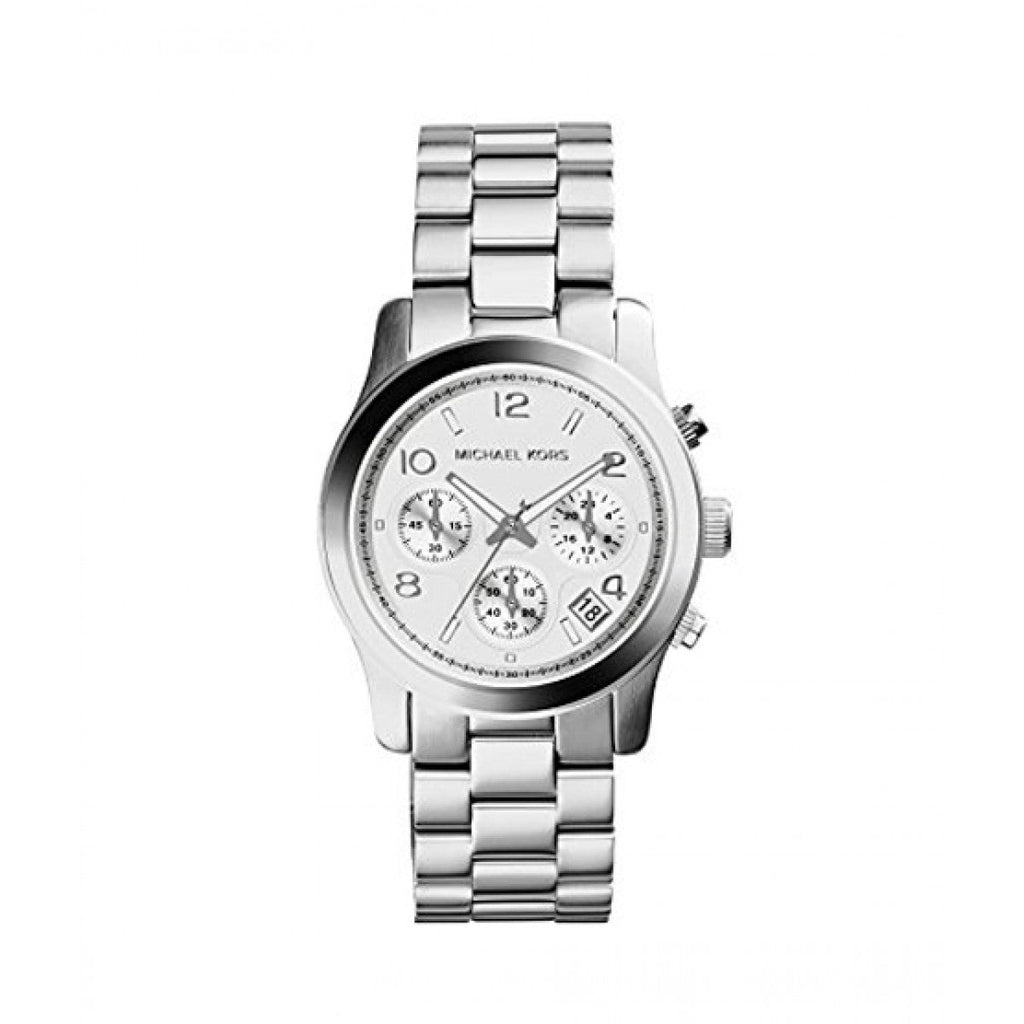 Michael Kors Runway Silver Dial Silver Steel Strap Watch for Women - MK5076 Authentic Buy Shop Now