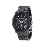 Michael Kors Runway Black Ceramic Dial Black Steel Strap Watch for Women - MK5162 Authentic Buy Shop Now