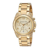 Michael Kors Runway Gold Dial Gold Steel Strap Watch for Women - MK5166 Authentic Buy Shop Now