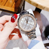 Michael Kors Nia Quartz Silver Dial Silver Steel Strap Watch For Women - MK3988 Authentic Buy Shop Now