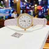 Michael Kors Tibby Analog Silver Dial White Leather Strap Watch for Women - MK1049 Authentic Buy Shop Now