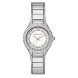 Michael Kors Sylvia Mother of Pearl Dial Silver Steel Strap Watch For Women - MK4657 Authentic Buy Shop Now