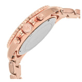 Michael Kors Everest Chronograph Black Dial Rose Gold Steel Strap Watch for Women - MK6972 Authentic Buy Shop Now