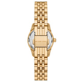 Michael Kors Lexington Three Hand Blue Dial Gold Steel Strap Watch for Women - MK4813 Authentic Buy Shop Now