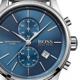 Hugo Boss Jet Blue Dial Silver Mesh Bracelet Watch for Men - 1513441 Authentic Buy Shop Now