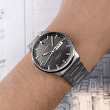 Mido Commander II Automatic Chronometer Grey Dial Silver Steel Strap Watch For Men - M021.431.11.061.00 Authentic Buy Shop Now