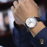 Mido Comander II Automatic Chronometer Silver Dial Black Leather Strap Watch For Men - M021.431.16.031.00 Authentic Buy Shop Now