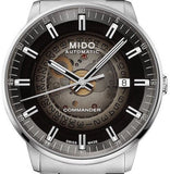 Mido Commander Automatic Gradient Black Dial Silver Steel Strap Watch For Men - M021.407.11.411.00 Authentic Buy Shop Now