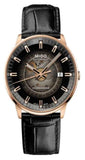 Mido Commander Automatic Black Dial Black Leather Strap Watch For Men - M021.407.36.411.00 Authentic Buy Shop Now