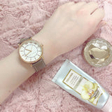 Marc Jacobs Roxy White Dial Cement Brown Leather Strap Watch for Women - MJ1533 Authentic Buy Shop Now