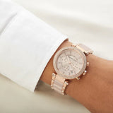 Michael Kors Parker White Dial Two Tone Steel Strap Watch for Women - MK5820 Authentic Buy Shop Now
