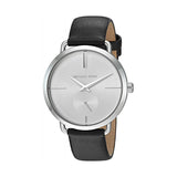 Michael Kors Portia Quartz White Dial Black Leather Strap Watch For Women - MK2658 Authentic Buy Shop Now