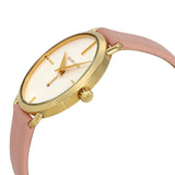 Michael Kors Portia Quartz White Dial Pink Leather Strap Watch For Women - MK2659 Authentic Buy Shop Now