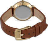 Michael Kors Portia Quartz White Dial Brown Leather Strap Watch For Women - MK2734 Authentic Buy Shop Now