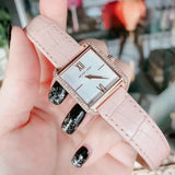 Michael Kors Lake Quartz White Dial Pink Leather Strap Watch For Women - MK2763 Authentic Buy Shop Now