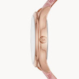 Michael Kors Jaycie Quartz Rose Gold Dial Pink Leather Strap Watch for Women - MK2879 Authentic Buy Shop Now