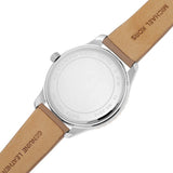 Michael Kors Layton Mother of Pearl White Dial Brown Leather Strap Watch For Women - MK2910 Authentic Buy Shop Now