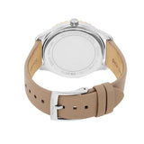 Michael Kors Layton Mother of Pearl White Dial Brown Leather Strap Watch For Women - MK2910 Authentic Buy Shop Now