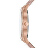 Michael Kors Tibby Multifunction Rose Gold Dial Pink Leather Strap Watch For Women - MK2955 Authentic Buy Shop Now