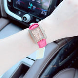 Michael Kors Emery Quartz Diamonds Rose Gold Dial Pink Leather Strap Watch For Women - MK2984 Authentic Buy Shop Now