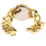 Michael Kors Runway Twist Gold Dial Gold Stainless Steel Strap Watch for Women - MK3131 Authentic Buy Shop Now
