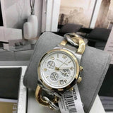 Michael Kors Runway White Dial Two Tone Steel Strap Watch for Women - MK3199 Authentic Buy Shop Now